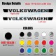 VOLKSWAGEN OLD SCHOOL sticker decal for VW GOLF 3 6 7 8