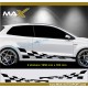 GTR side skirt sticker decal for VW POLO