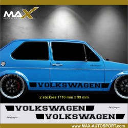 VOLKSWAGEN OLD SCHOOL sticker decal for VW GOLF 1 2 4 5