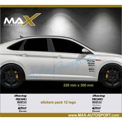Pack de 12 logo pour Volkswagen JETTA