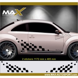 Tuning Seitenstreifen Aufkleber für VW BEETLE