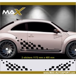 Tuning side skirt sticker decal for VW BEETLE