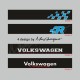 Windshield decal Volkswagen RACING