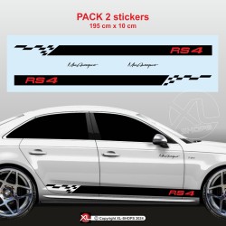 2 stickers Sport AUDI A4 RS4