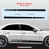 AUDI A4 2 stickers Racing