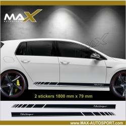 Street Racer side skirt sticker decal for VW Golf