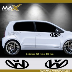 VW LOGO sticker decal for Volkswagen UP