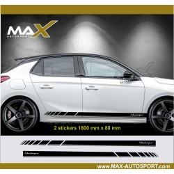 Tuning side skirt sticker decal for OPEL CORSA