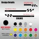 Pack MOTORSPORT sticker decal for Mercedes Benz A Class