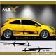 PREMIUM side skirt sticker decal for OPEL CORSA