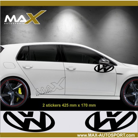 VW LOGO sticker decal for Volkswagen GOLF