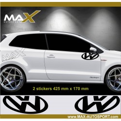 VW LOGO sticker decal for Volkswagen POLO