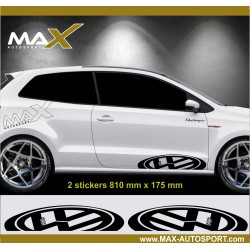 Sticker MOTORSPORT LOGO VW pour Volkswagen GOLF